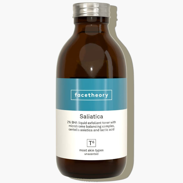 Saliatica 2% BHA Exfoliant T6 with 2% Salicylic Acid Microbiome Balancing Complex, Centella Asiatica and Lactic Acid