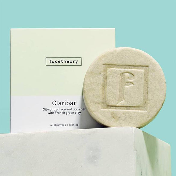 Claribar Oil Control Face and Body Bar with Microfine French Green Clay.